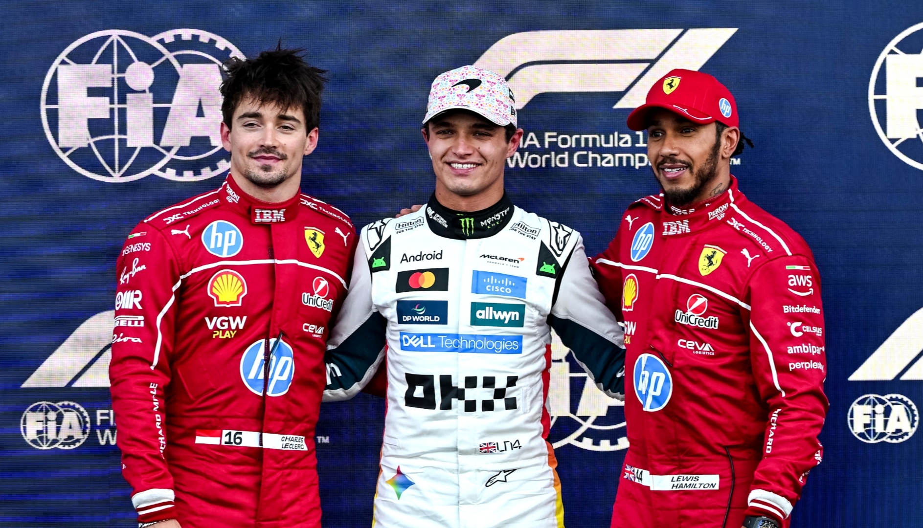 Norris s'empare de la pole position au Mexique devant Leclerc et Hamilton