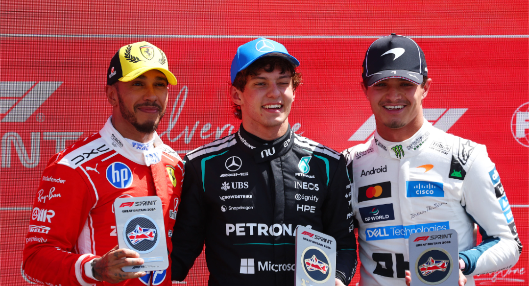 Antonelli s'offre son premier Sprint à Silverstone en dominant Hamilton