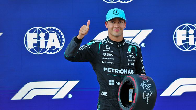 George Russell décroche la pole du Sprint à Zandvoort devant Norris.