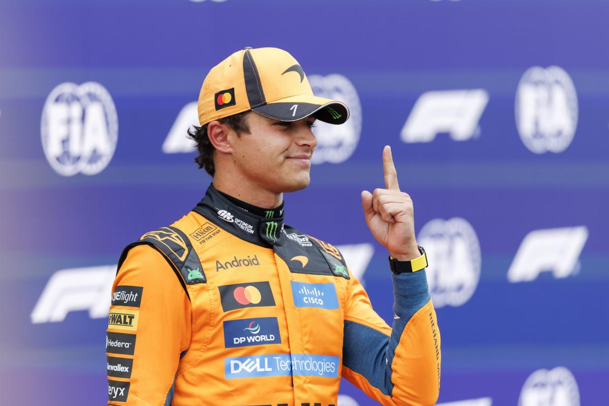 Lando Norris arrache la pole à Russell au terme d’un final sous la pluie à Zandvoort